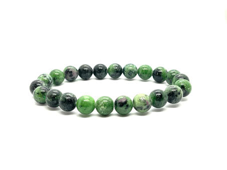 Ruby Zoisite Beads Bracelet