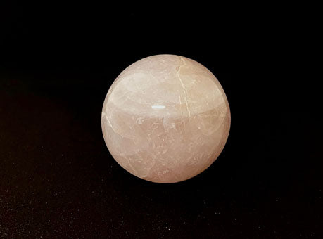 Rose Quartz Ball-450-500g-Light Shade
