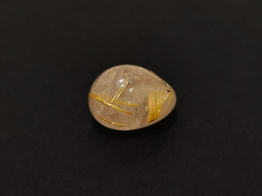 Golden Rutilated Quartz Tumbled Stone