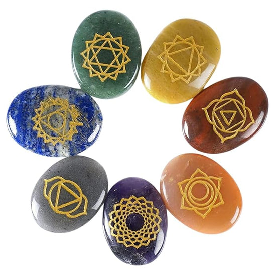 7 Chakra Pebble set