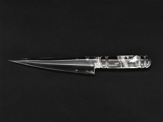 Crystal Knife with few inclusion  - 15 - 17 cm
